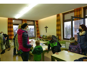 Aussendung der Sternsinger in Naumburg (Foto: Karl-Franz Thiede)